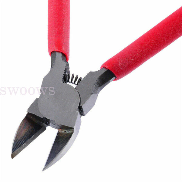1/2 x 6" Flush Cut Side Cutters Diagonal Cutting Pliers Wire Cable Nippers Tools