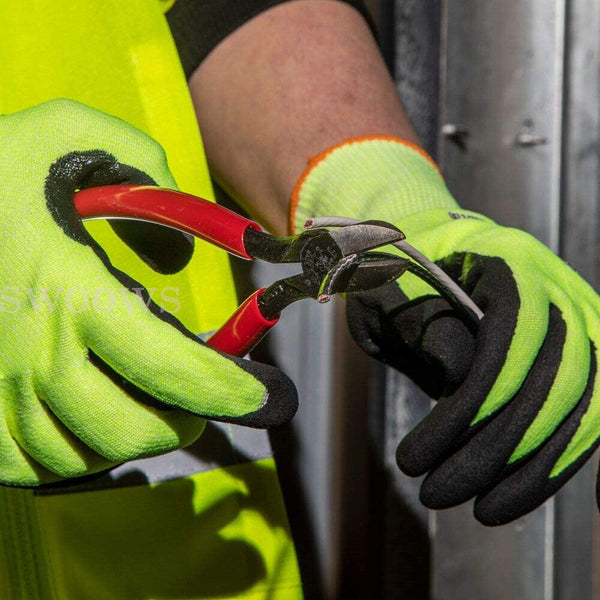 1/2 x 6" Flush Cut Side Cutters Diagonal Cutting Pliers Wire Cable Nippers Tools