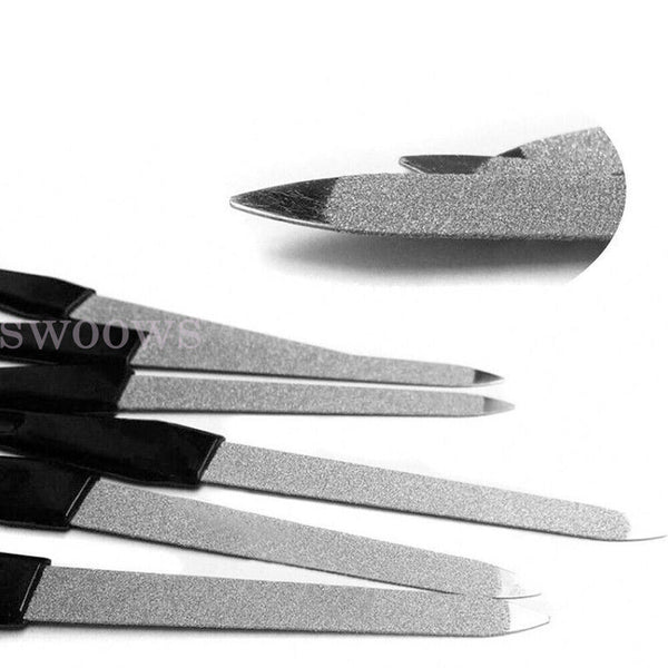 5/10pcs Dual Sided Stainless Steel Metal Nail File Art Pedicure Manicure Tool