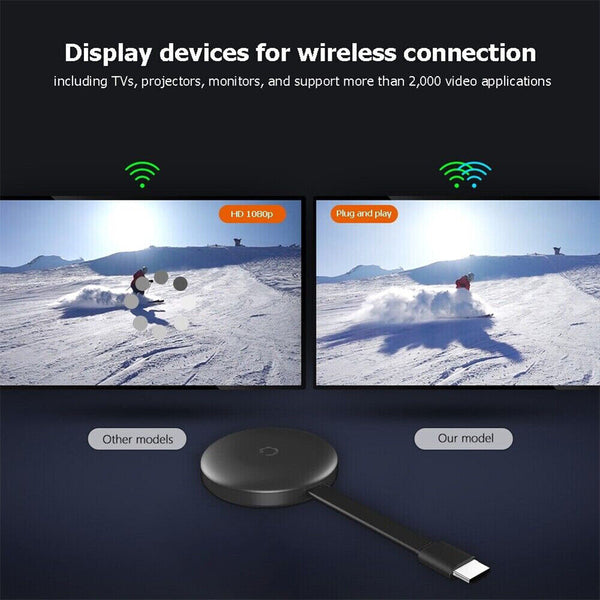 For Chromecast Google Wireless HDMI-Compatible HD Display Media Streaming Video