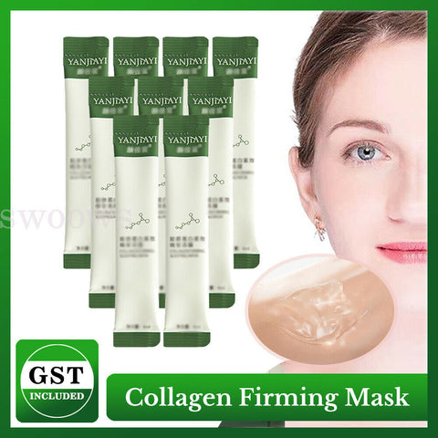 Prime Korean Collagen Firming Mask Hydrating Anti-Aging Face Masks Lazy Mask AU
