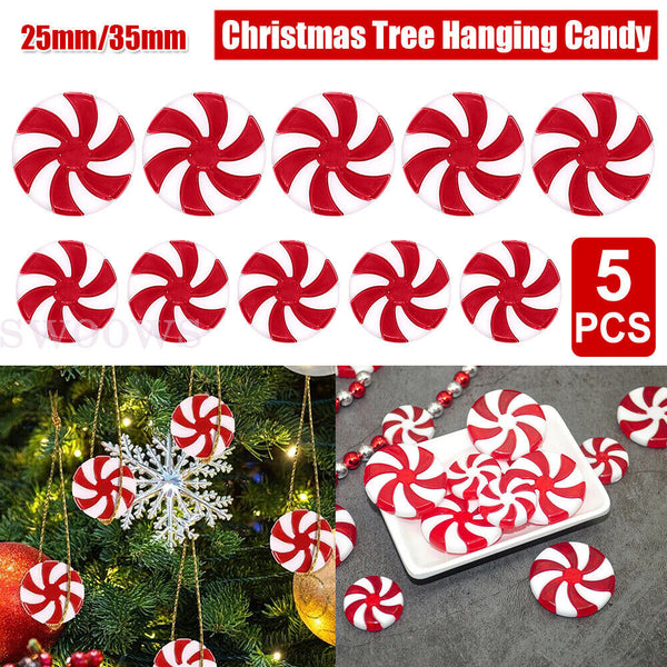 Christmas Tree Hanging Candy Cane Pendant Ornament Xmas Home Party Decor