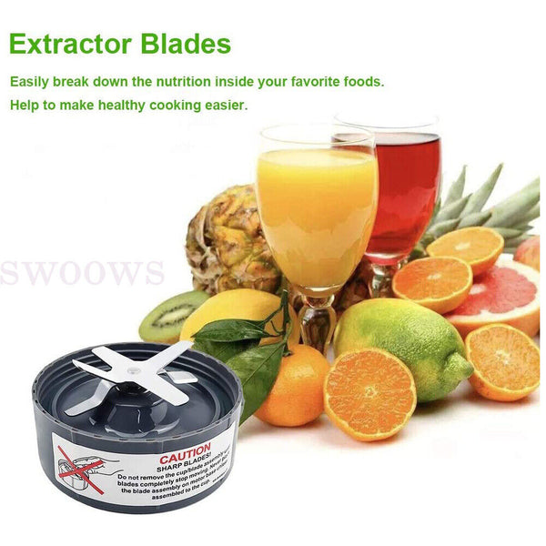 NEW Cross Extractor Blade Replacement For Nutribullet &Nutri Bullet 600 900W