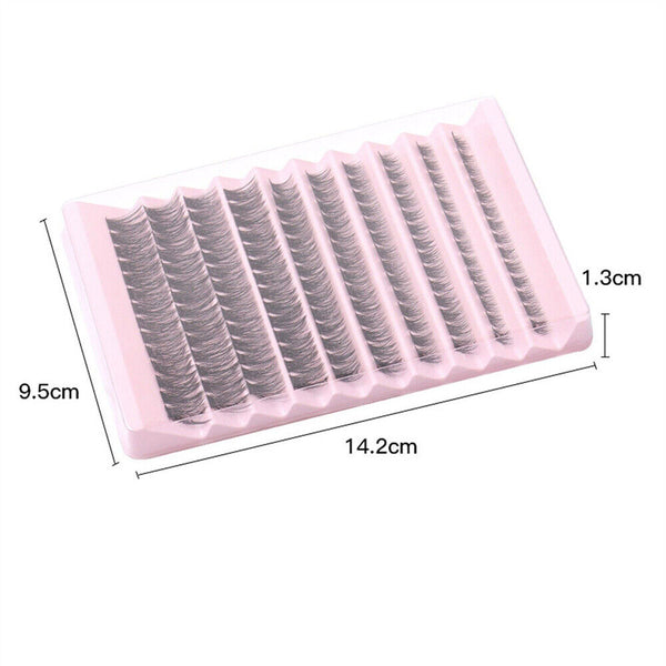 140Pcs Natural Lashes Wispy Lash Extension Clusters DIY Eyelash Extensions