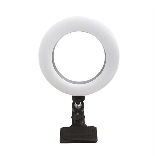 6 inch USB Video Conference Lighting Clip on LED Ring Light for Laptop Monitor