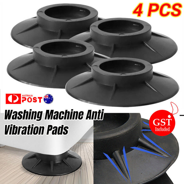 NEW Washing Machine Anti Vibration Pads Non-slip Support Mats Fur Catcher 4Pcs