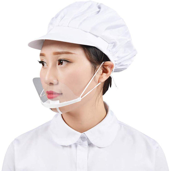 Transparent Face Mask-For Catering Kitchen Retail Hotel Salon Spa Restaurant AU