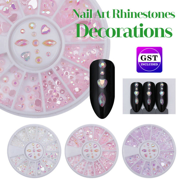 Nail Art AB Rhinestones Decorations Wheel for Nail Art