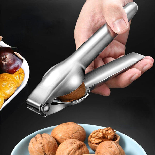 Stainless Steel Chestnut Cutter Pliers Nut Cracker Walnut Clip Nut Easy Opener