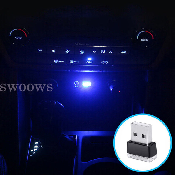 Mini USB LED Light For PC Mac Laptop Car Interior Neon Nights Bulb Lamp