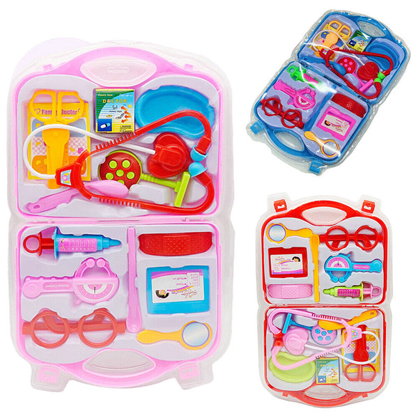 Play Educational Doctor Case Kit Medical Set Hospital Supply Toy Kids Boys Girls