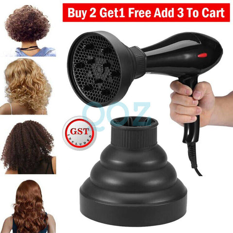 Salon Professional Universal Silicone Hair Dryer Diffuser Cover Foldable Travel