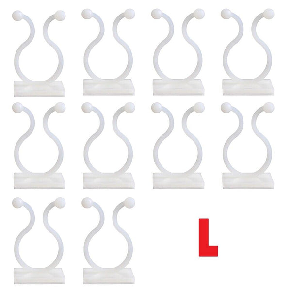 10-50x Invisible Plant Climbing Wall Clip Sticky Hook Vines Fixing Rattan Clips