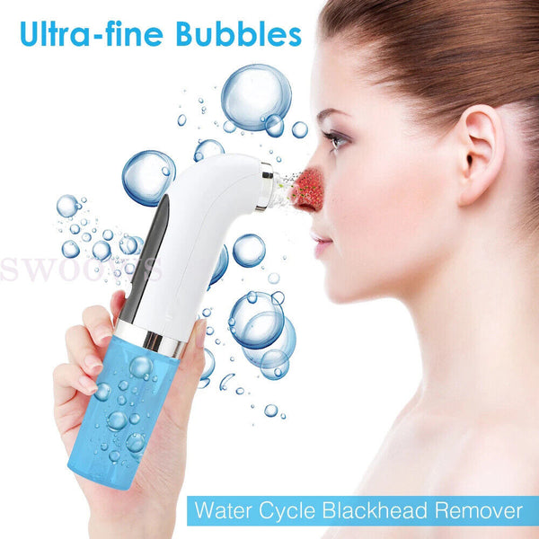 Vacuum Blackhead Remover Facial Skin Pore Acne Pimple 6 Sucker Cleaner Machine