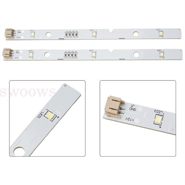 2pcs Durable and Compatible LED Light Strips for Hisense/Rongsheng Refrigerator