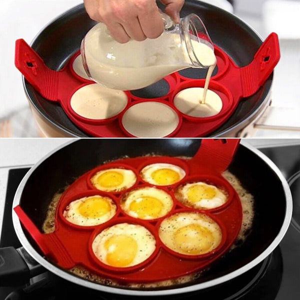 Pancake Nonstick Cooking Tool Egg Ring Maker Egg Cooker Egg Pan Flip Egg Mold AU