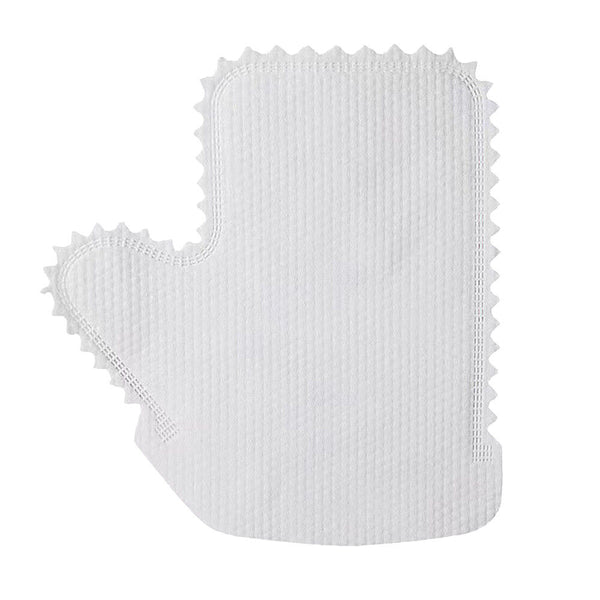 1-100PC Fish Scale Cleaning Duster Gloves Soft White For Window Glass Floor Desk