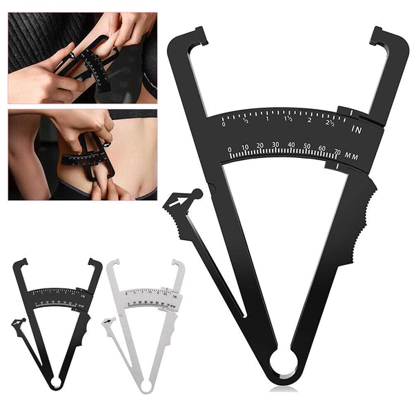 Body Fat Measurement Testing Caliper Skinfold Skin Fold Gym Weight Loss Test AU