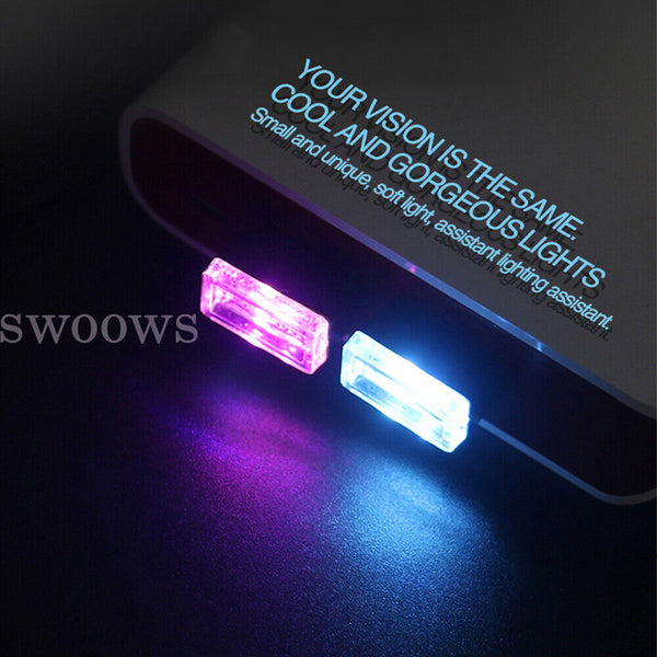 Mini USB LED Light For PC Mac Laptop Car Interior Neon Nights Bulb Lamp