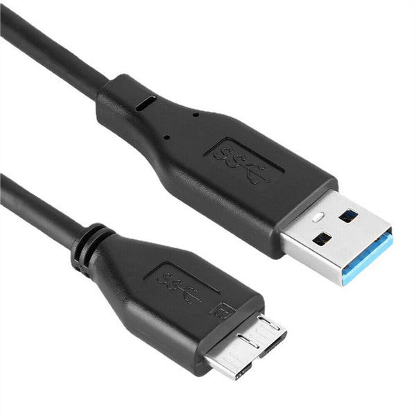 2x Micro USB 3.0 Cable Cord For Toshiba Seagate WD External Hard Drive HDD