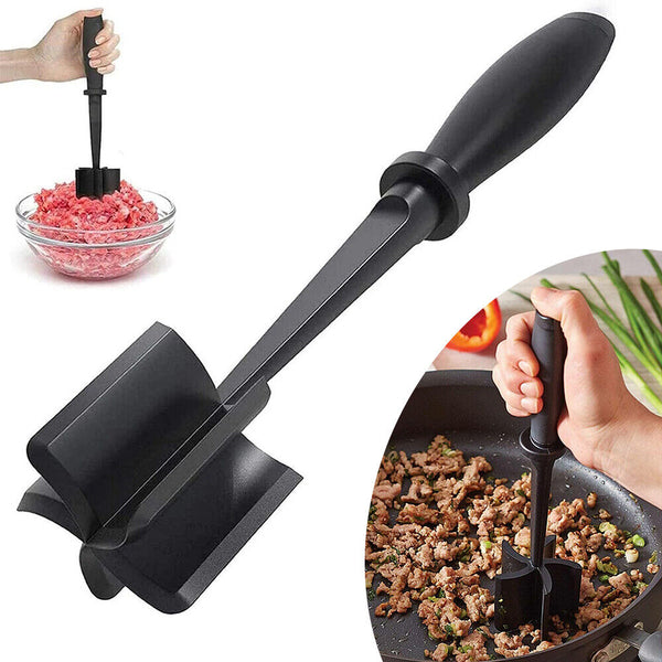 Meat Chopper Ground Beef Masher Heat Resistant Meat Masher Hamburger Chopper