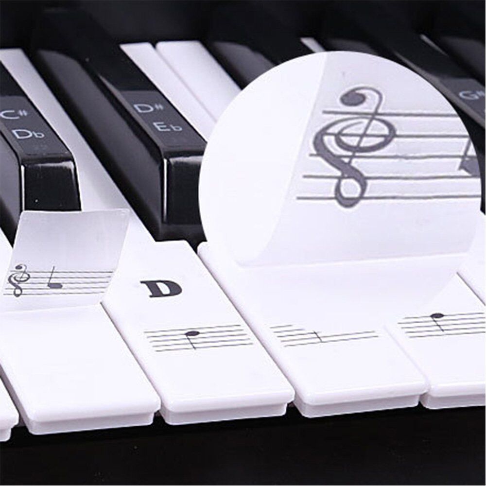 88/61/54/49 Key removable Laminated stickers For Music Keyboard Piano Stickers