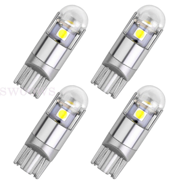 2X T10 3030 3SMD Car LED Width Indicator Light Bubble Outline Light Small Plug