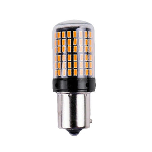 1-10x Amber LED BA15S 1156 Turn Signal Indicator Light Bulb Blinker 150° Globe