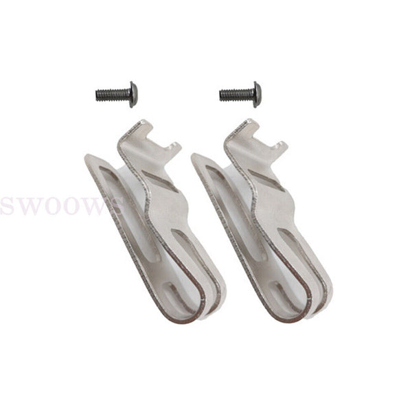 2X Silver Belt Clip Steel Hooks Cover For DeWalt 18V 20V Drill Driver N268241