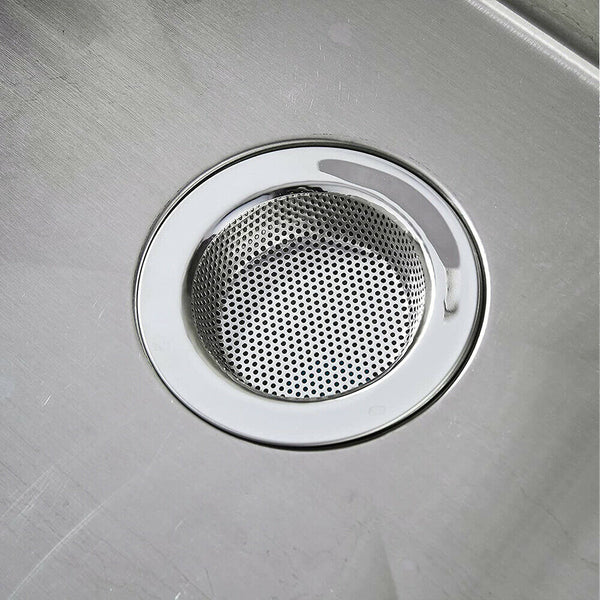 4PCS Stainless Steel Kitchen Sink Mesh Strainer Waste Plug Filter Drain Stopper
