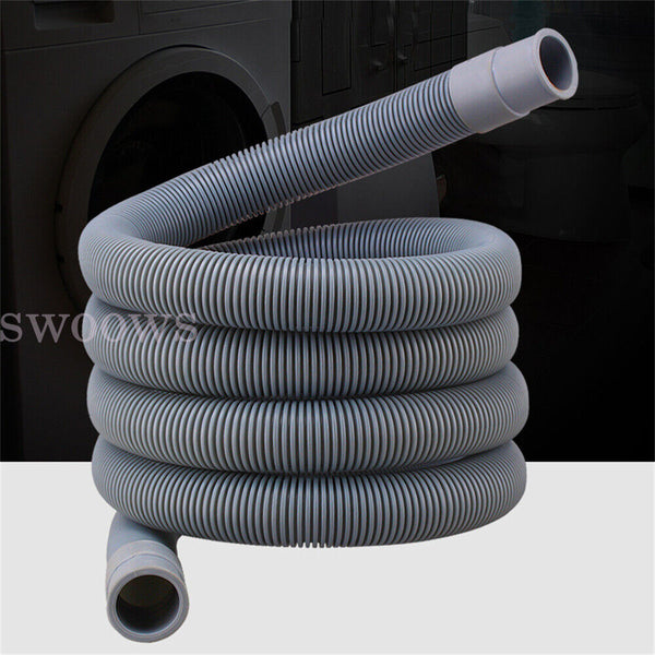 Universal Washer Washing Machine Dishwasher Drain Hose Outlet Extension Pipe 4M