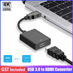 USB 3.0 to HDMI Converter Display Cable Graphic Adapter 1080P HD For Laptop PC