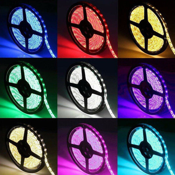 5V 1M/2M/3M/4M/5M USB RGB LED Strip Light 5050 TV Back 24 IR Remote