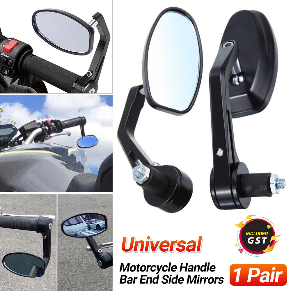 Yamaha MT-07 MT-09 FZ07 FZ09 Motorcycle Handle Bar End Side Mirrors 7/8'' AU