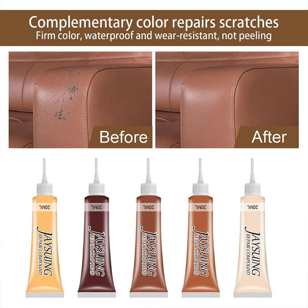 1/2x Advanced Leather Repair Gel Filler Restore Car Seat Sofa Scratch Rips Holes