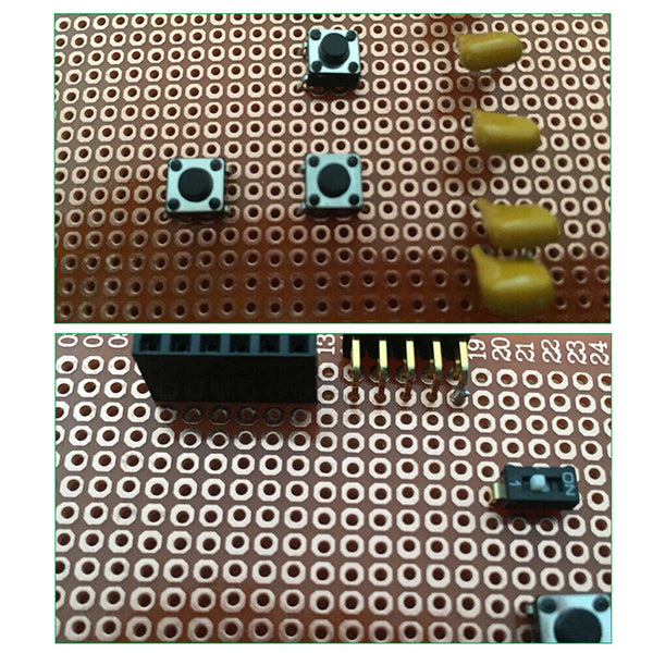 10X DIY 5x7cm Universal Circuit Paper PCB Board Breadboard Strip Prototype