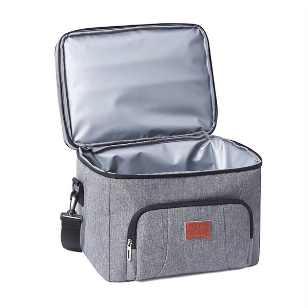 Outdoor Portable Lunch Bag Thermal Insulated Food Container Cooler Bag26x19x21CM