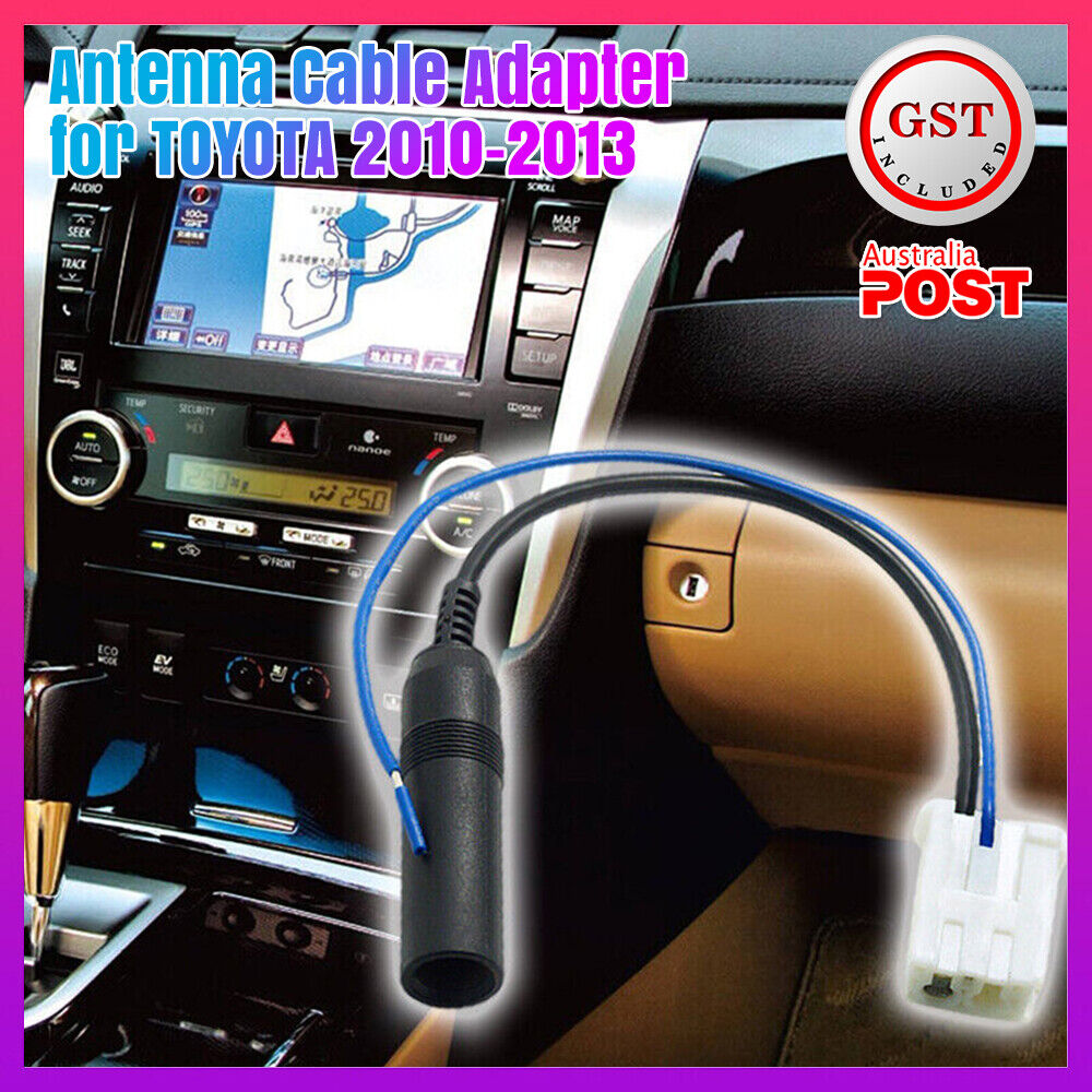 Antenna Cable Adapter Car Radio for TOYOTA 2010-2013 Connector Wire AU