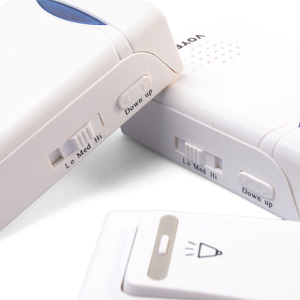 Wireless Door Bell Doorbell Set Digital Remote Control 2 Receivers 38 Chimes AU