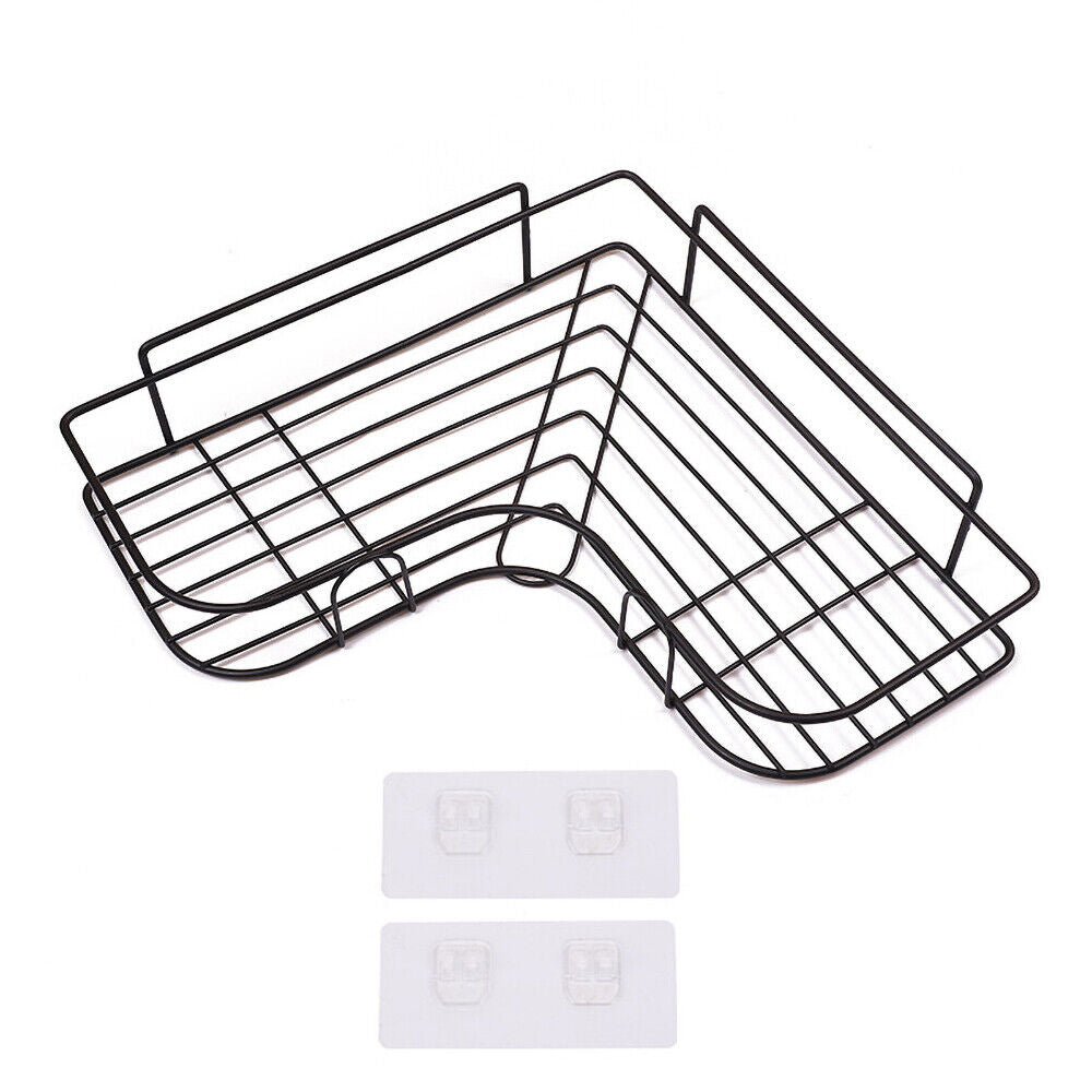 Stainless Steel Shower Caddy Corner Storage Shelf Holder Rack Organiser Bathroom