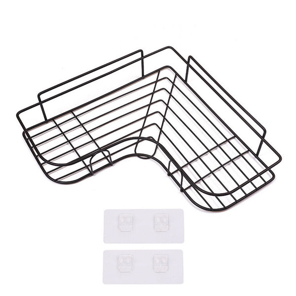 Stainless Steel Shower Caddy Corner Storage Shelf Holder Rack Organiser Bathroom