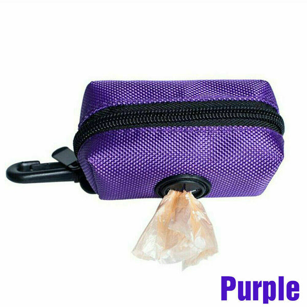 Pet Puppy Garbage Waste Pick Up Bags Dispenser Pouch Outdoor Dog Poop BagHolder