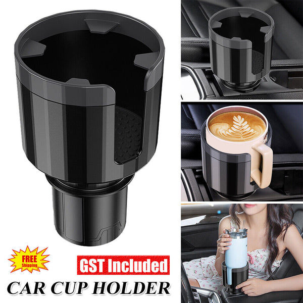 Car Cup Holder Expander Adapter for Bottles & Big Drinks Stable Fit for Car Auto