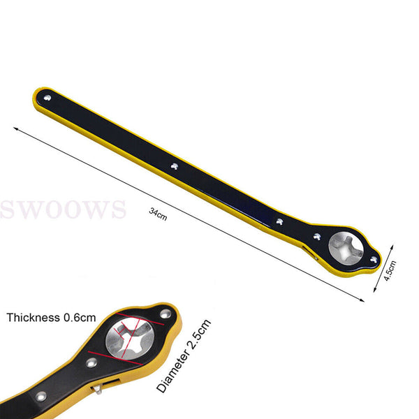 Car Labor-Saving Jack Ratchet Wrench Wheel Hand Crank Cross Wrench Repair Tool