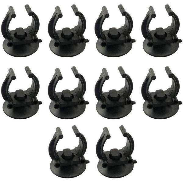 20PCS Heater Suction Cups Sucker Clips Holder Fish Tank Aquarium Black AU