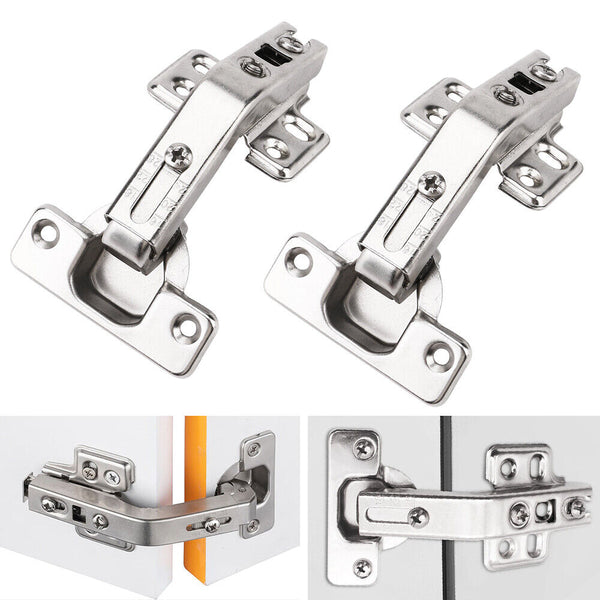 2-6 Pcs Kitchen Cabinet Hinges Cabinet Wardrobe Degree Angle Folding Door Hinges