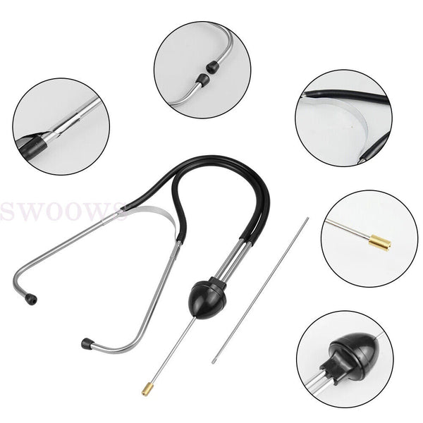 Dual Tube Diagnostic Tool Car Engine Sound Mechanic's Stethoscope Automotive