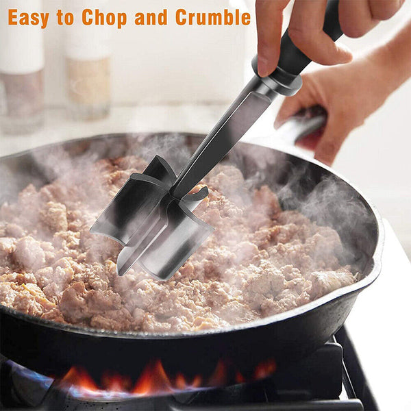 Meat Chopper Ground Beef Masher Heat Resistant Meat Masher Hamburger Chopper