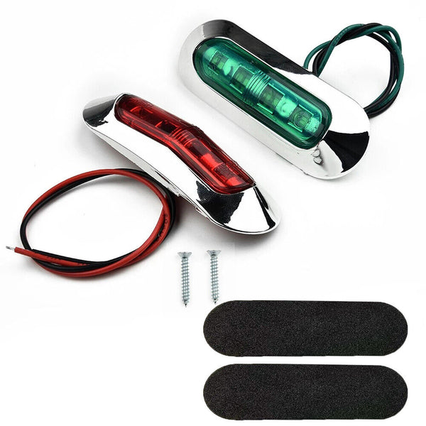 1set Boat Navigation Lights Waterproof Marine Utility Led Strip Lights 12-24V