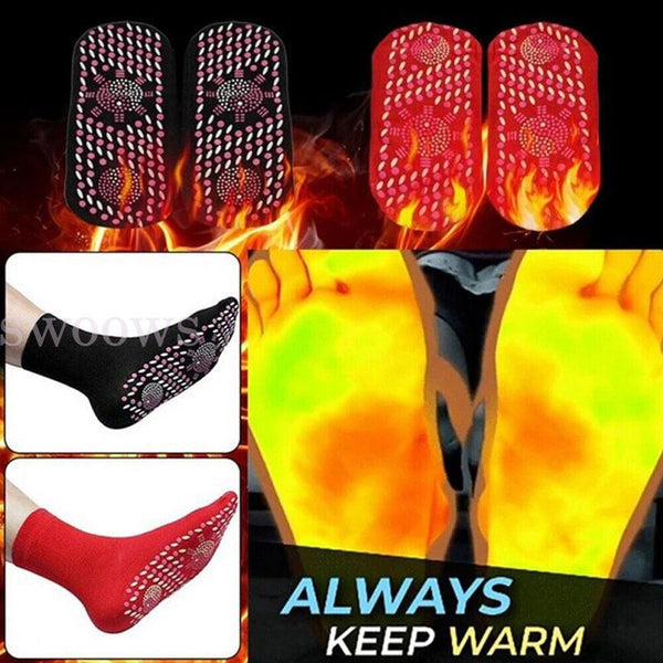 Self Heating Tourmaline Magnetic Therapy Health Socks Foot Massage Warmth Sock